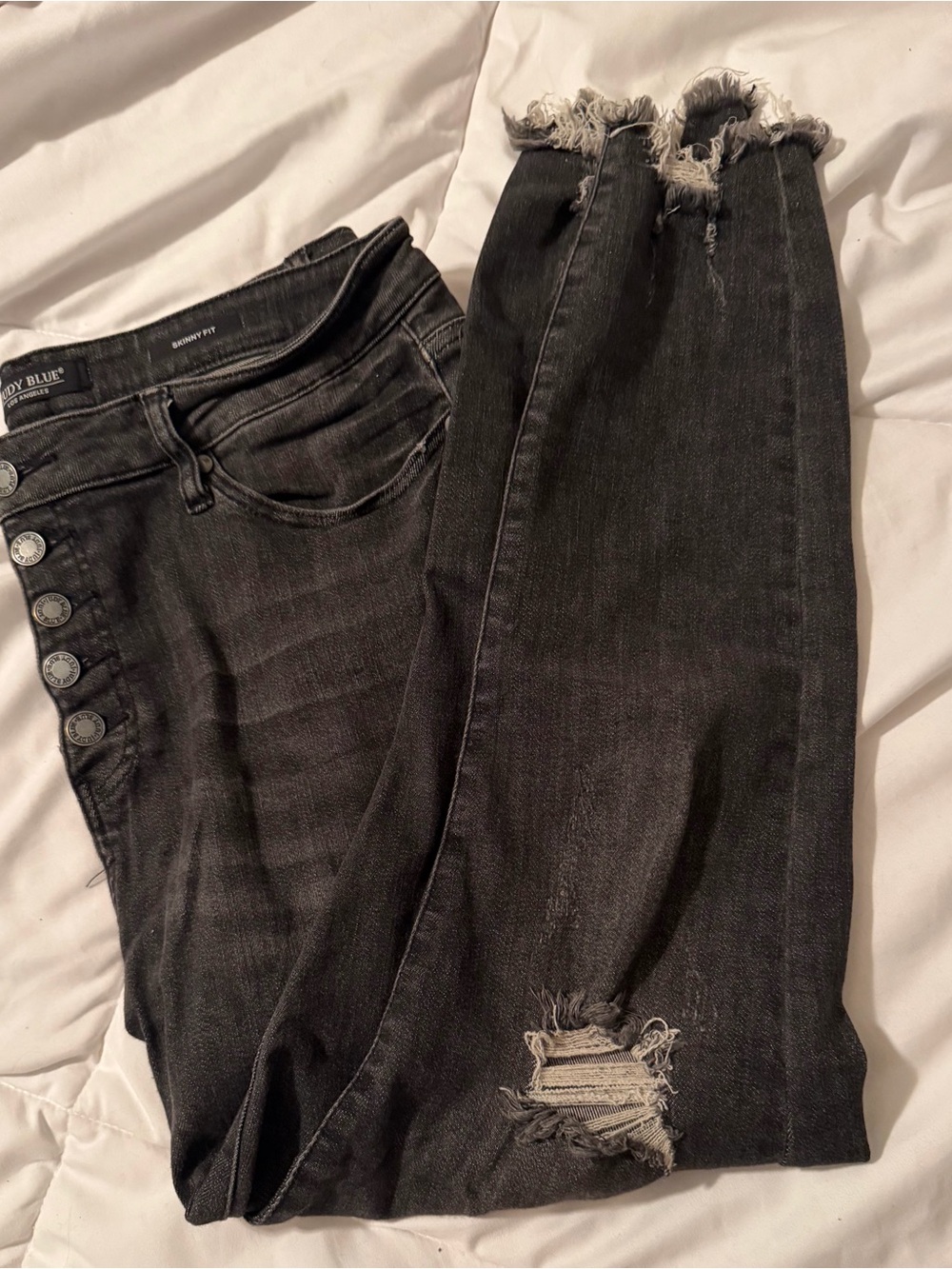 Judy blue high waisted button jeans